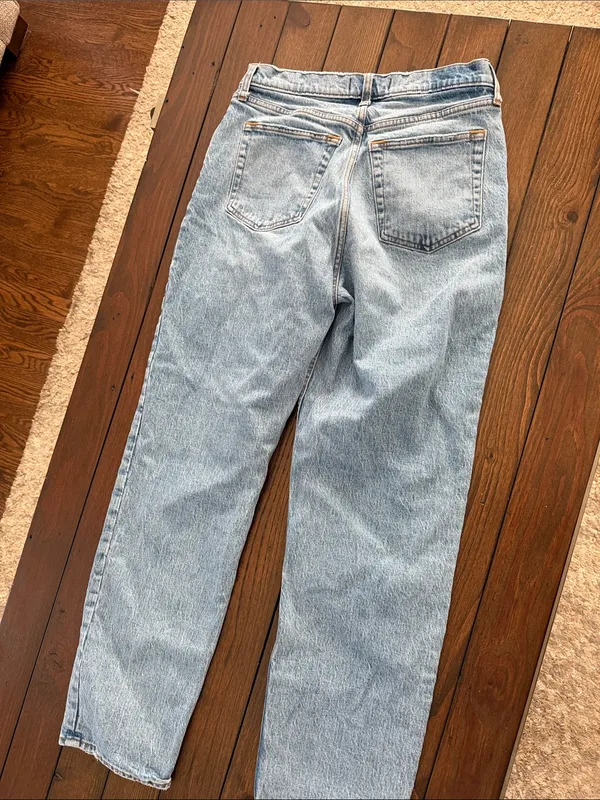 Abercrombie & Fitch Light Blue High Rise Jeans - Image 4