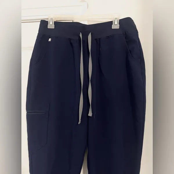 FIGS Zamora Jogger Scrub Pants Navy Blue - Image 7