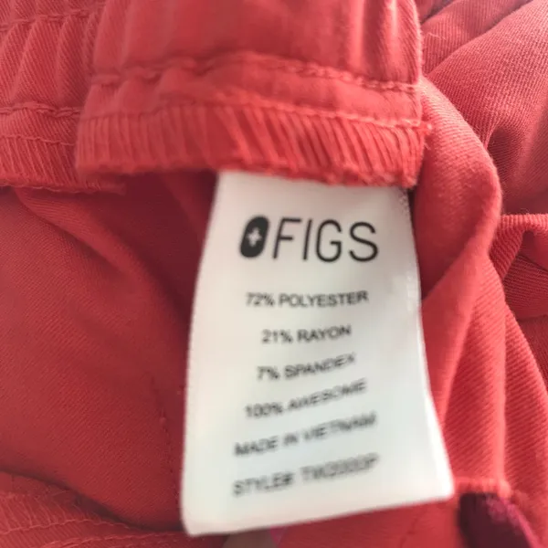 Figs Women's Scrub Pants in Clay - Image 9