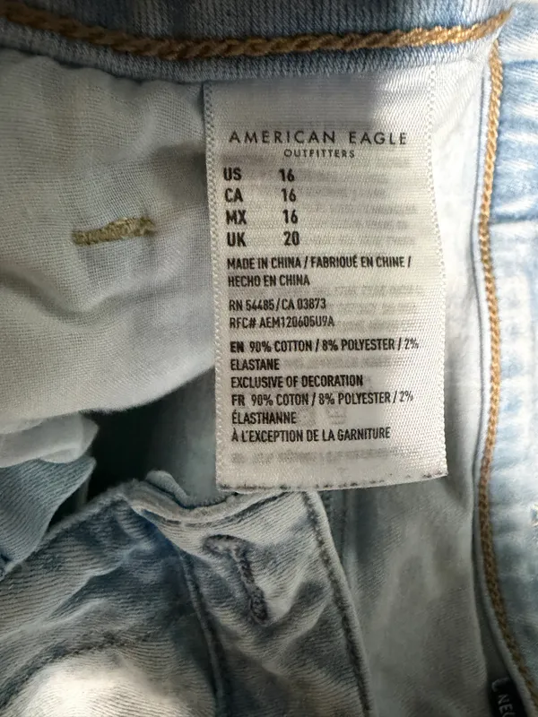 American Eagle Jean Shorts Stretch Next Level - Image 3
