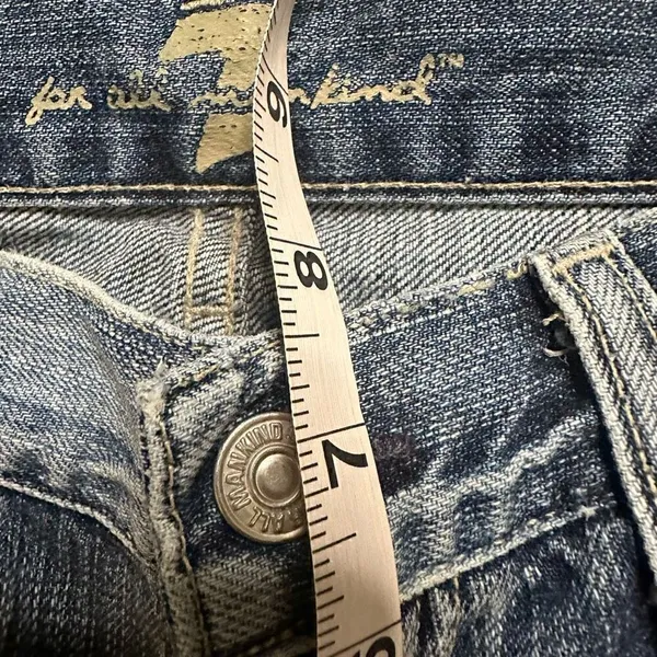 7 For All Mankind dojo two tone jeans 28 - Image 7