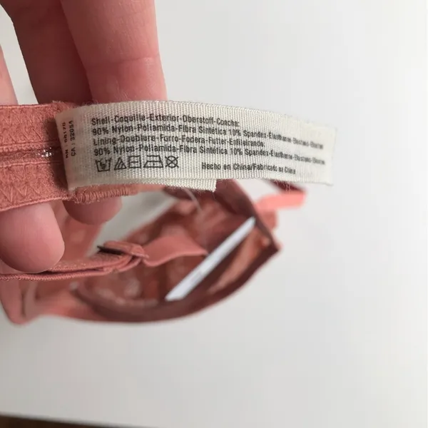 Free People Bra Triangle Lace Copper 32A New - Image 6