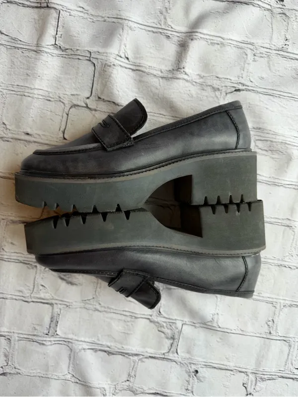 The Free People Decker Platform Penny Loafers 38.5 Grunge PreppyWhimsigoth - Image 11