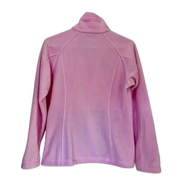 Columbia Pink Fleece Breast Cancer Awareness Size Small - Image 2