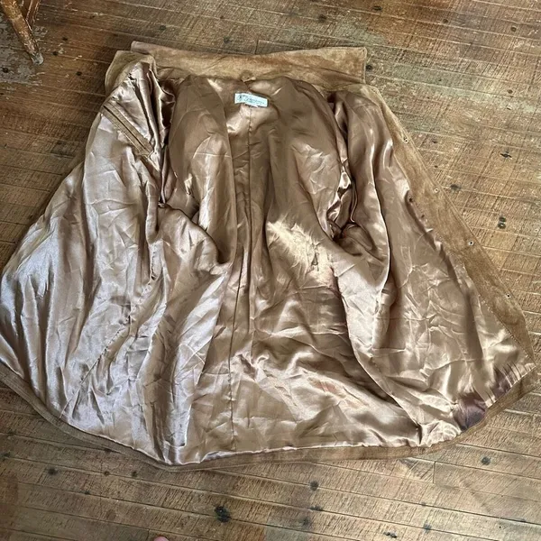 Vintage tan western XL Yellowstone vintage leather jacket - Image 6