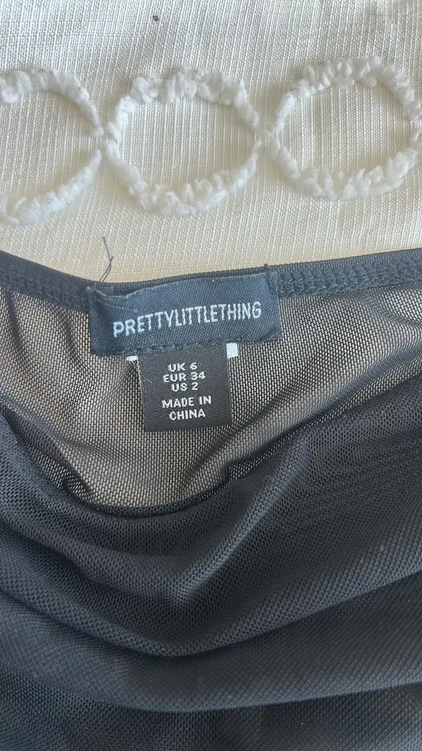 Pretty Little Thing Mini Sheer Skirt Cover Up - Image 2