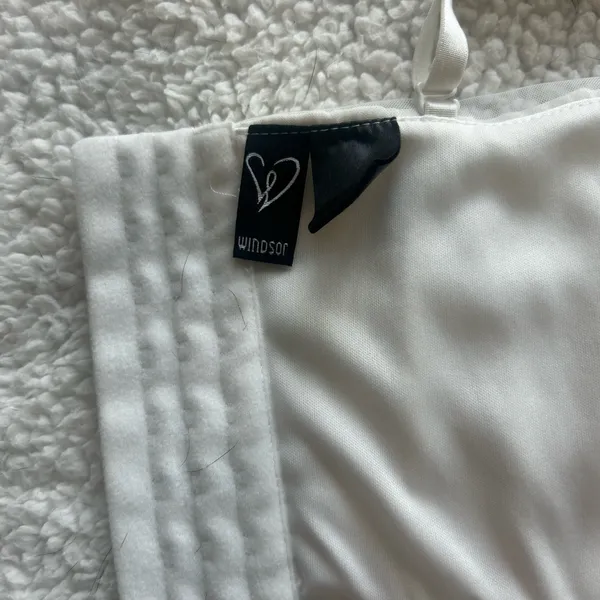 Windsor White Rhinestone Corset Top - Image 3