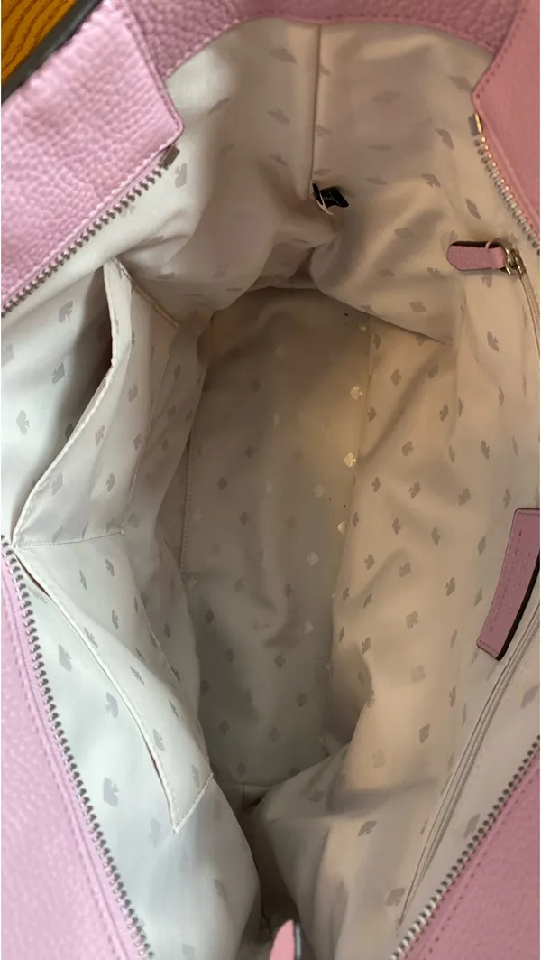 Kate Spade Pink Leather Tote Bag - Image 4