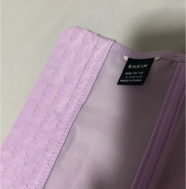 SheIn light purple corset top - Image 3