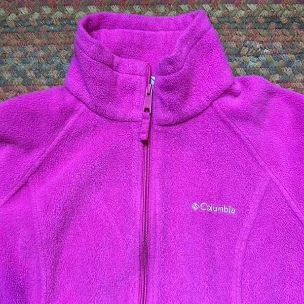 Columbia Pink Fleece Zip Up Cozy Jacket - Image 2