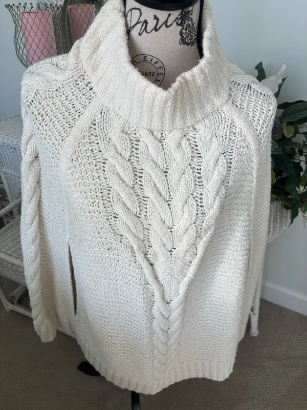 Draper James Sweater Poncho  - Image 5