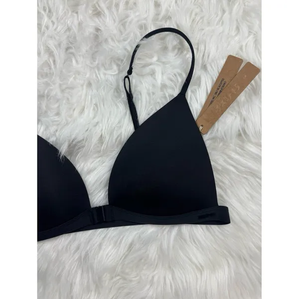 Skims Wireless Form Triangle Front Close Super Pushup Bra Onyx 32C - Image 4