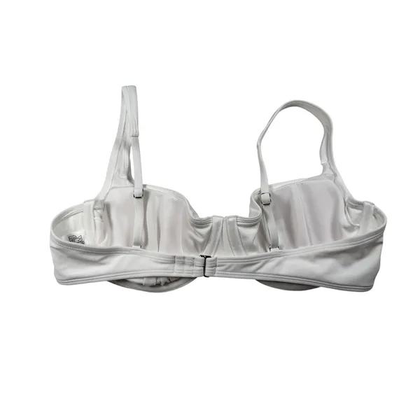 Wild Fable Bikini Top Women's Medium White Underwire Adjustable Removable Pads - Image 2
