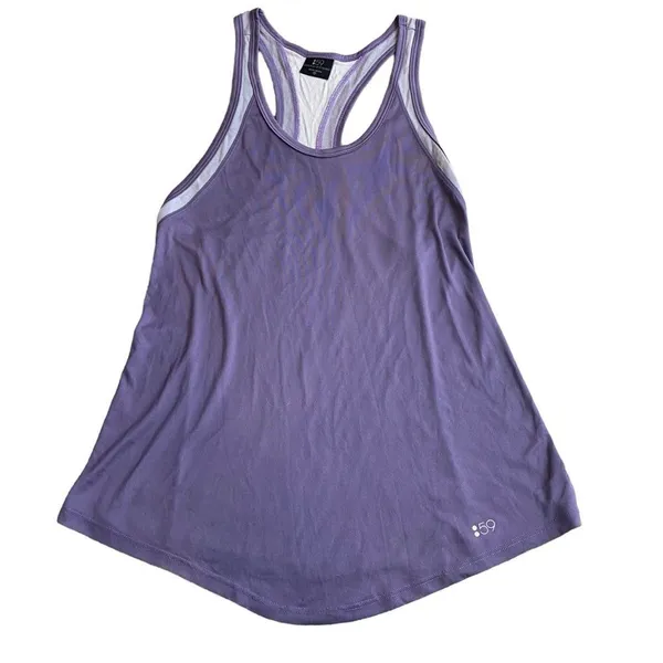 Splits59 Racerback Athletic Performance Tank Top Purple Mesh Back Gym Size M - Image 2
