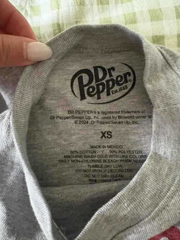 TJ Maxx Dr. Pepper baby tee - Image 2