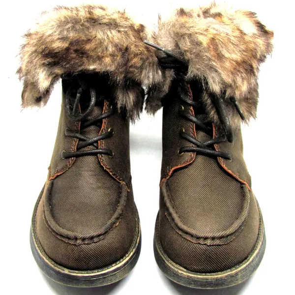 ROCKET DOG Faux Fur Trim Combat Moto Ankle Boots - Image 3