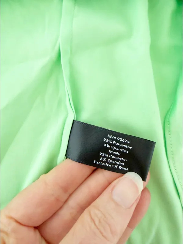 Boston Proper Nikki V Neck Charmeuse Blouse Bright Green Size 2 Colorful Summer - Image 6
