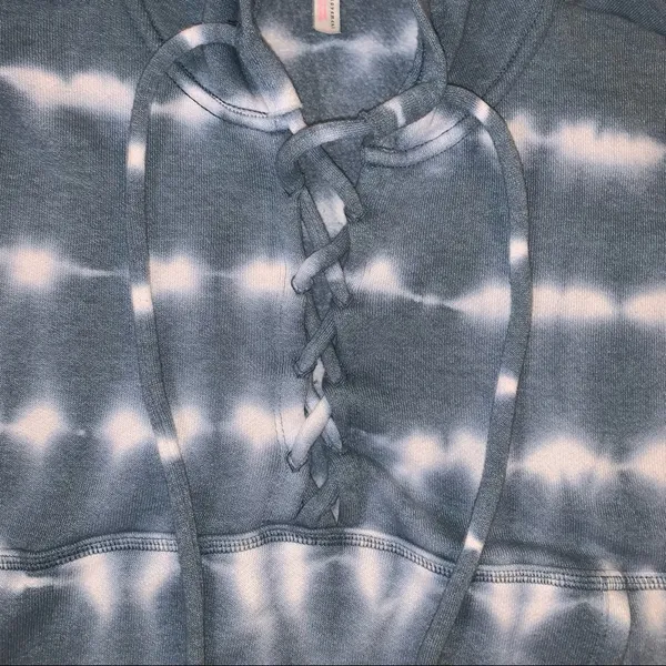 Free People Movement Tie Dye Cropped Hoodie Sweatshirt size medium - Image 3