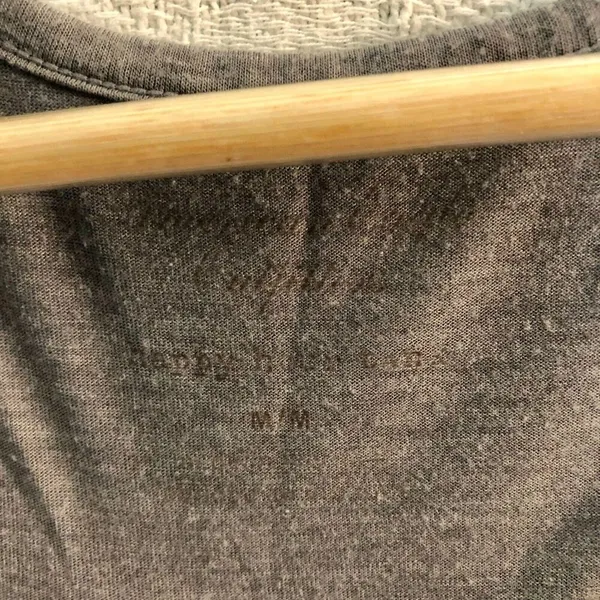 American Eagle Gray Cropped Mesh Tank Top - Image 6