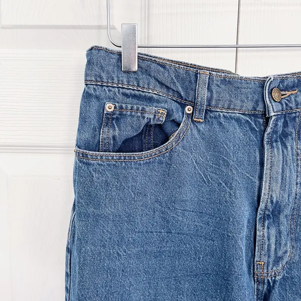 BDG Urban Outfitters High Rise Wide Leg Jeans Medium Wash - Image 2