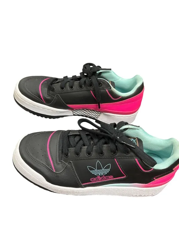 Adidas GY4667 wms Originals Forum bold shock pink black low sneakers sz 9 SKU 10 - Image 4