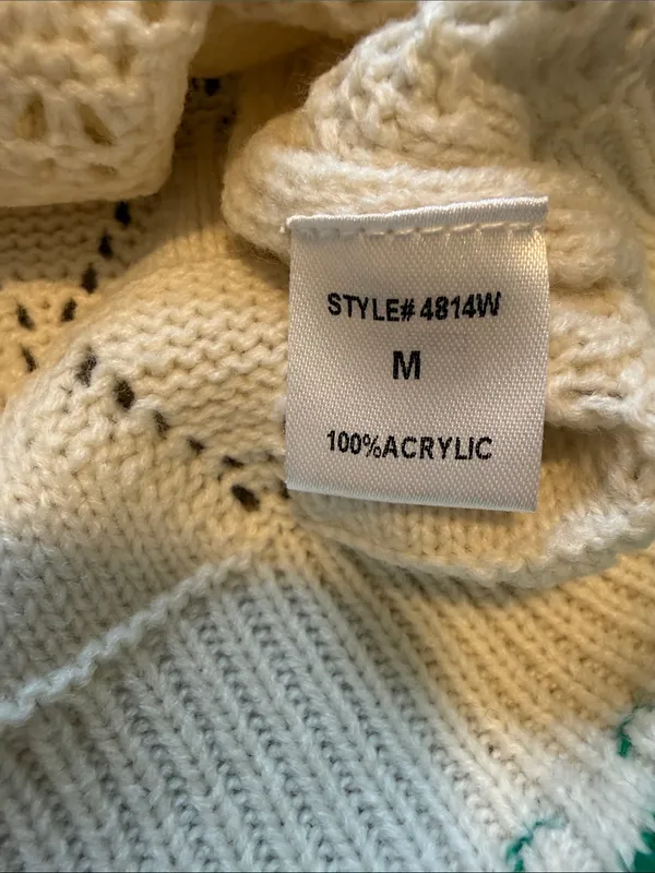 Pinch x Anthropologie Cream Sweater Vest Sz M - Image 3