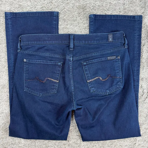 7 For All Mankind Bootcut Jean's Women's 29 - Image 8