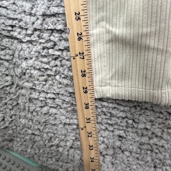 And Now This Corduroy Ivory Wide Leg Pants Sz 14 Minimalist Boho Scandi Academia - Image 9