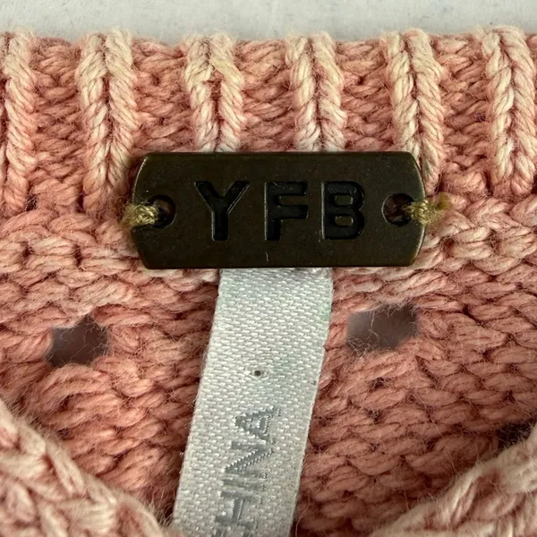 Young Fabulous & Broke Pink Crop Tank Top - Size L - Image 2