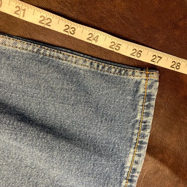 Arizona Jean Co Vintage Straight‎ Patchwork Distressed Jeans 23 New High Rise - Image 15