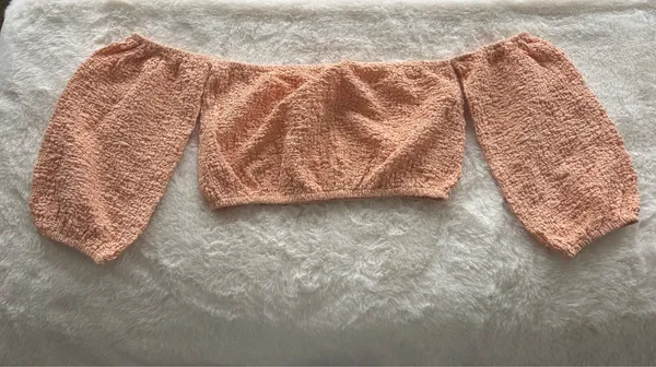Coral Crop Top Le Lis - Image 2