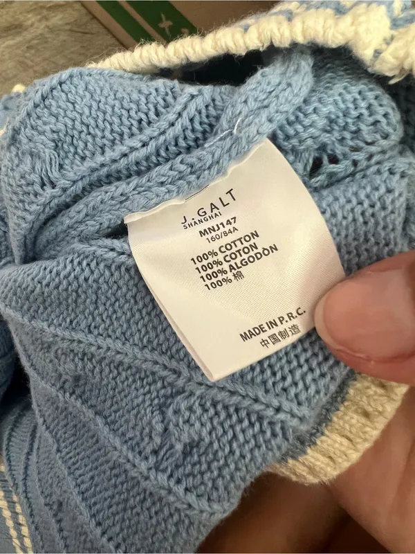 Brandy Melville John galt blue knit sweater vest - Image 9