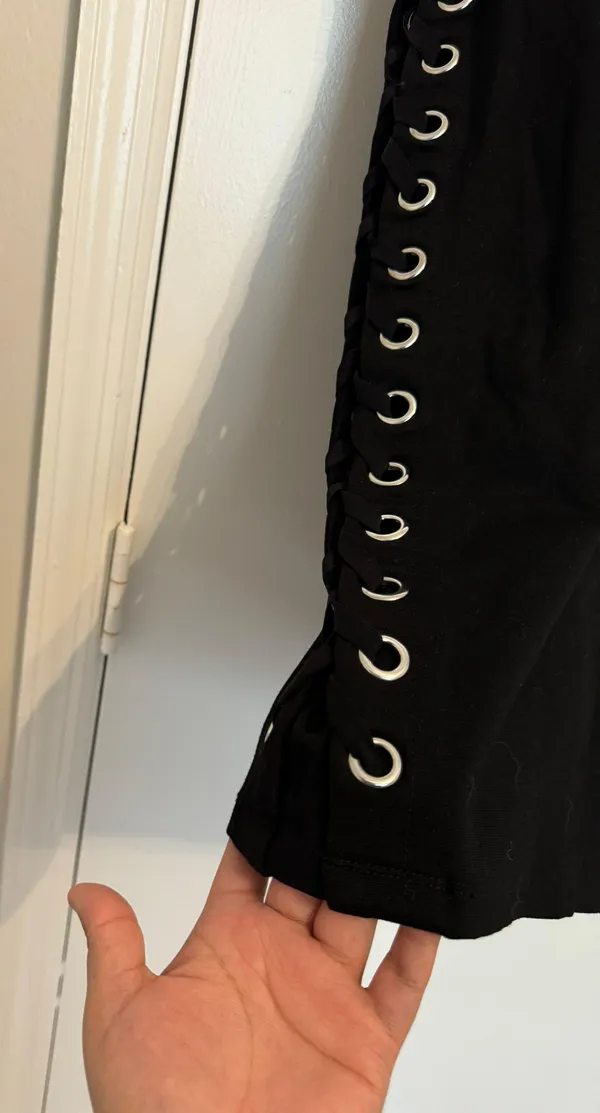 Black Pencil Skirt Size Large - Image 5