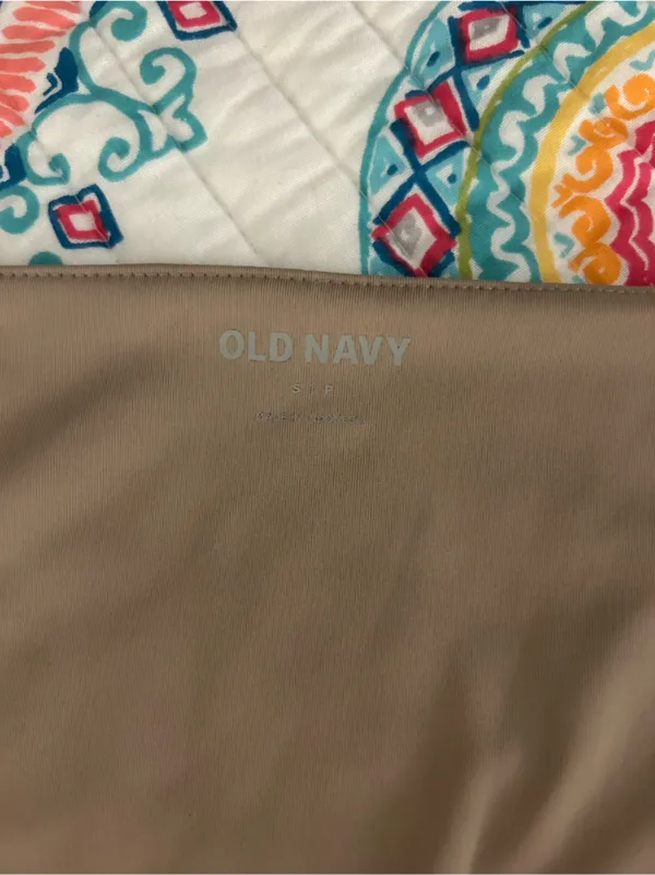 Old Navy Taupe V-Neck Long Sleeve Top - Image 2