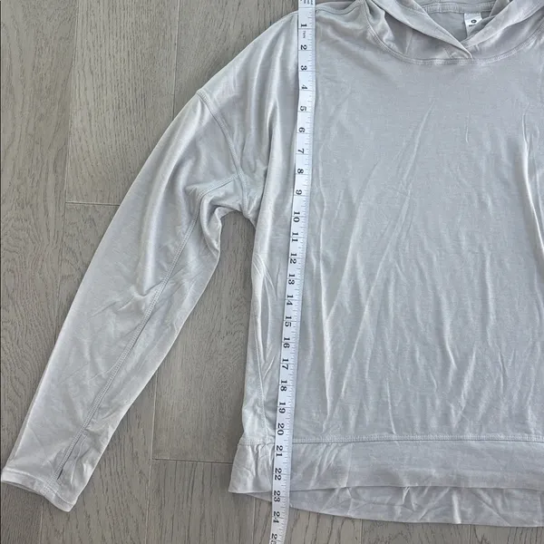 90 Degrees by Reflex Gray Lightweight Hoodie Sweatshirt Medium New - Image 5