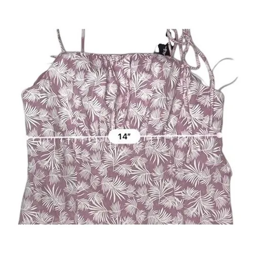 Lulu's Sunny Tropics Pink Palm Tie Straps Mini Dress Sundress‎ MEDIUM Coquette - Image 6