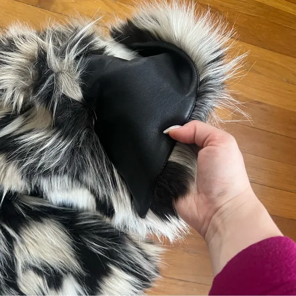 NWT H&M furry/leather jacket - Image 10