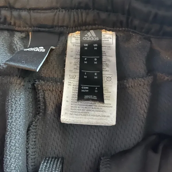 Adidas black sweatpants size medium - Image 2