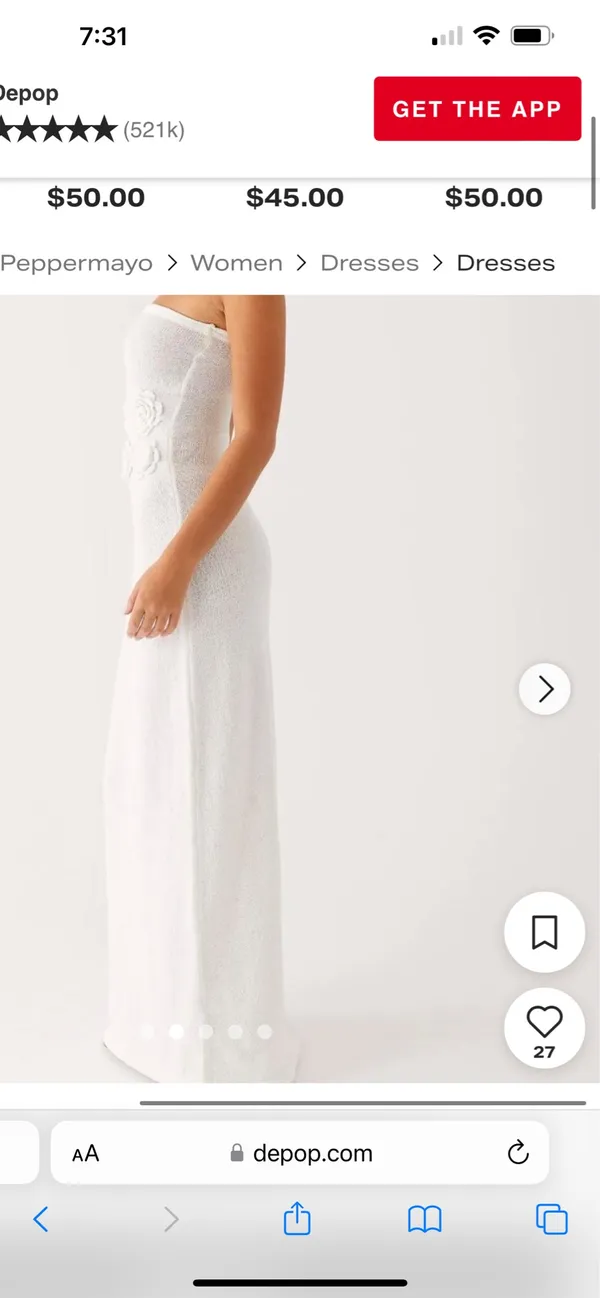 Peppermayo Maxi Dress Knit - Image 2