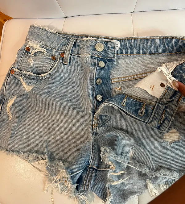 Zara Denim Shorts - Image 3