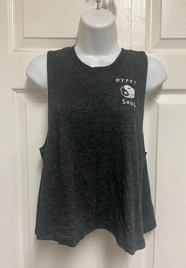 Spiritual-Gangster-GYPSY-SOUL-CROPPED YOGA TOP - Image 2