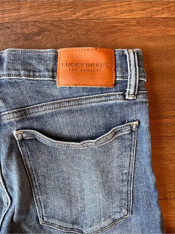 Lucky Brand Womens Jeans Mid-Rise Crop Ava Size 10/30 Medium Wash Denim Blue - Image 5