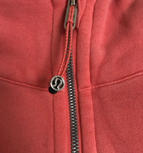 Lululemon Scuba Oversized Half-Zip Hoodie Raspberry Cream M/L 🍋 - Image 3