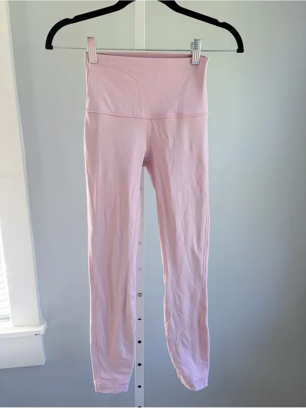 Lululemon Align High-Rise Light Pink Leggings Sz 2 - Image 7