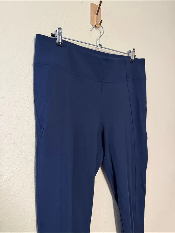 Athleta Delancey Skyline High Rise Leggings Navy Women’s Size XL - Image 4