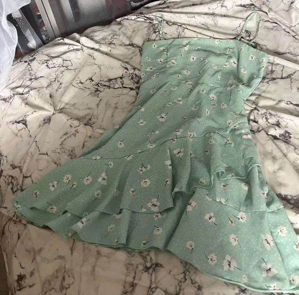Altar’d State Mint Green Mini Dress  - Image 5