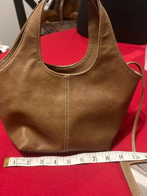 Nine West Bronze FloralEmbroidered Women’s Tote Bag Cute! Great condition - Image 4