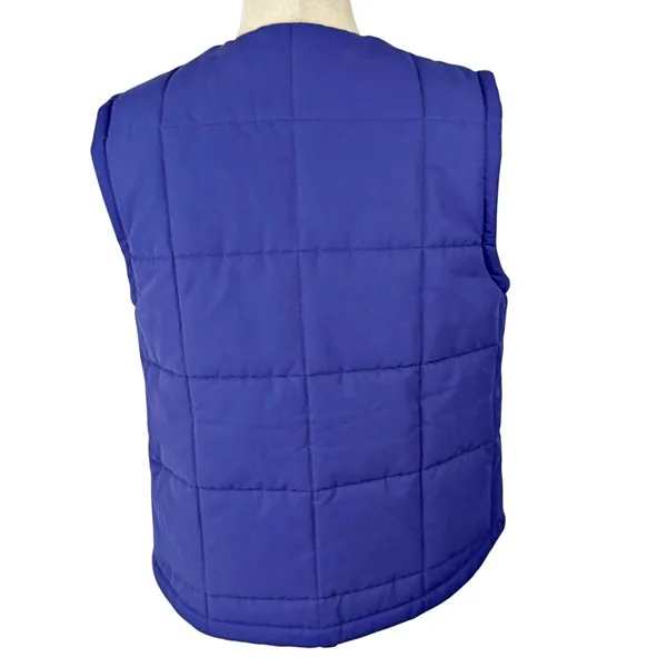 Nike Air Jordan Loose Fit Purple Quilted Puffy Gilet Vest Jump Man - Image 3