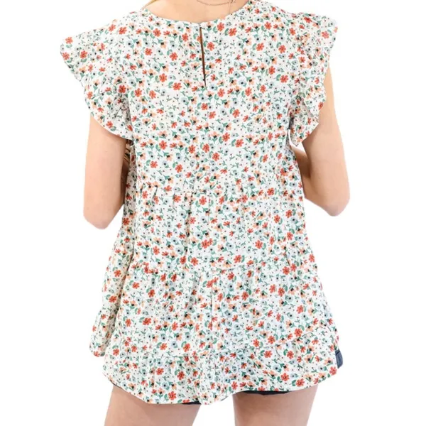 Entro Floral Babydoll Blouse - Image 2