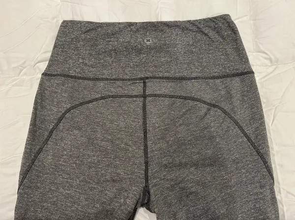 Gray Gym Tights Size M - Image 3